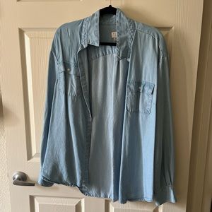A New Day denim cardigan size XXL